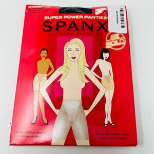 NEW! Spanx Super Power Panties Black - F